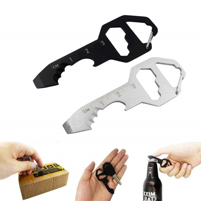 Edc Carry Backpack - Flesopener Multitool, roestvrijstalen EDC-gadget, 6 in
