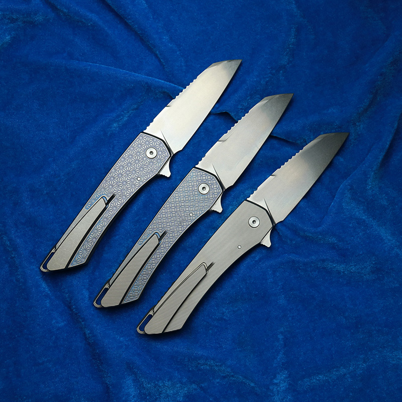 Pocket Knife Ceramic - 2026 LEMIFSHE Mojave Titanium Handvat Keramische