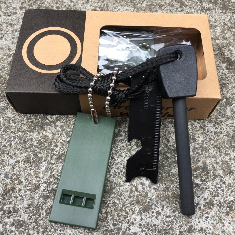 Ferro Rod Striker - Outdoor Survival Vuurstartset, Ferrocerium staafje met