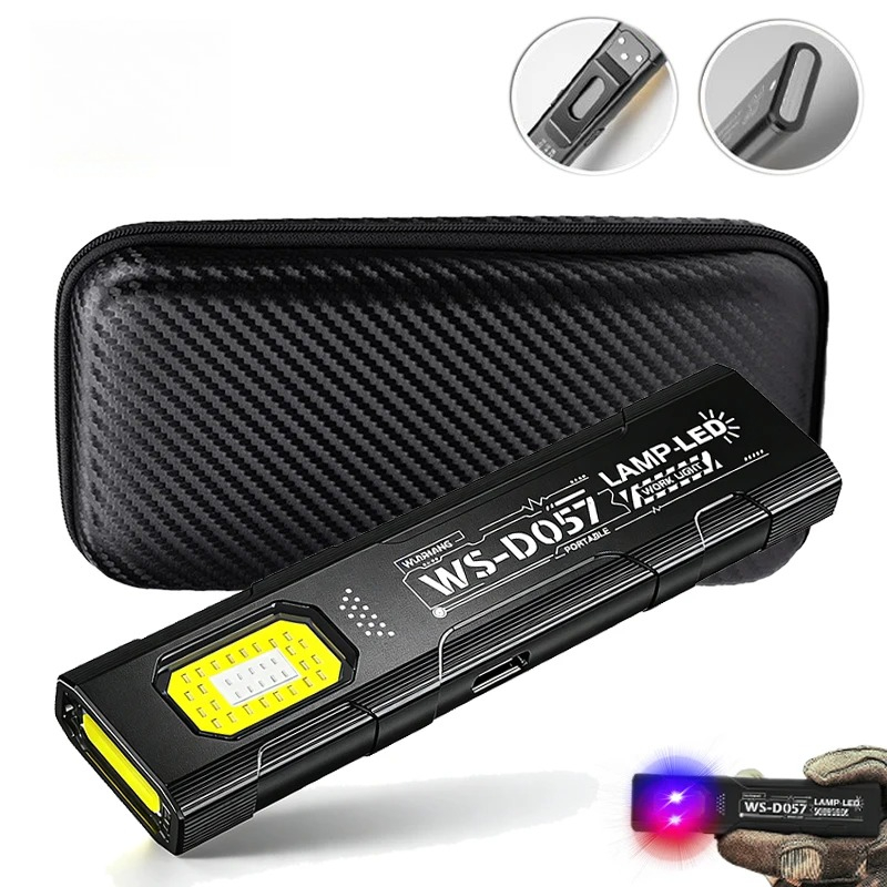 Keychain Flashlight - LED-sleutelhangerzaklamp USB C oplaadbare draagbare zaklamp
