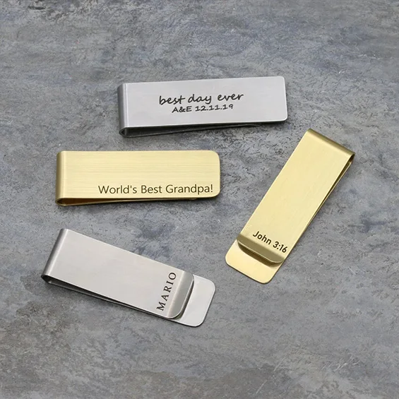 Money Clip Magnetic - Gepersonaliseerde Geldclip voor Heren met Gravure,