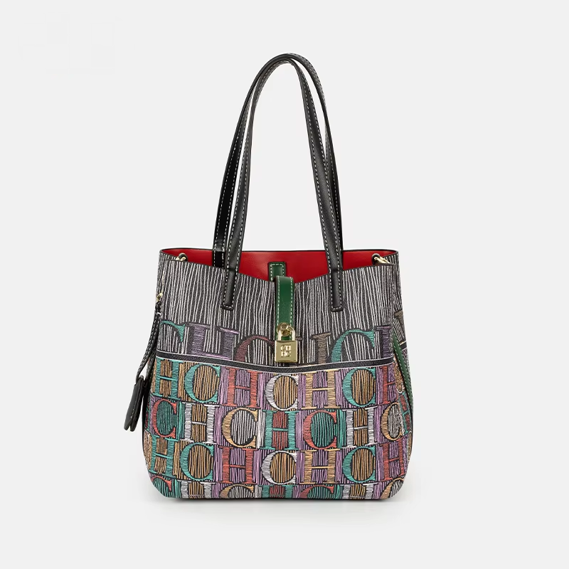 Edc Carry Bag - CH Art Color bedrukte handtas Effen