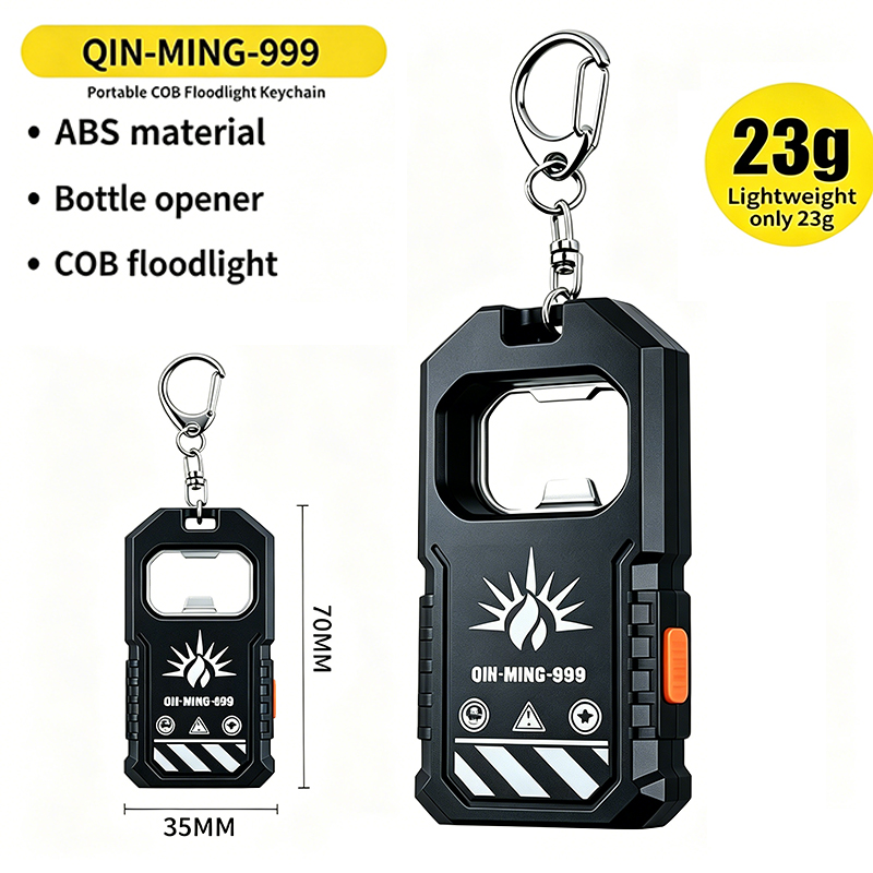 Keychain Flashlight - 2 stuks draagbare LED COB sleutelhanger