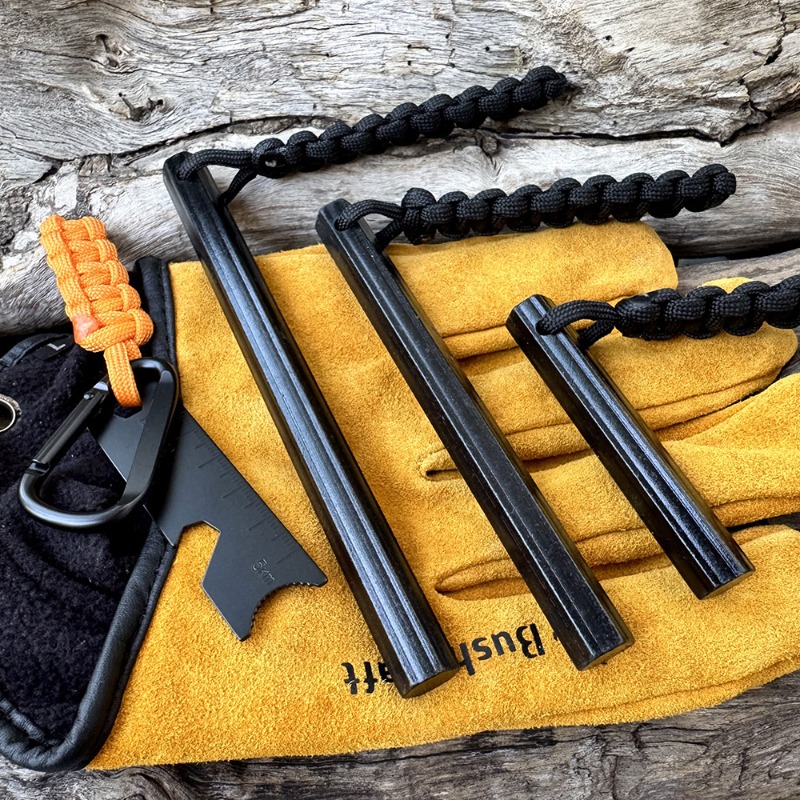 Ferro Rod Striker - Handgeweven touw Hexagonale vuursteen Magnesiumstok Outdoor