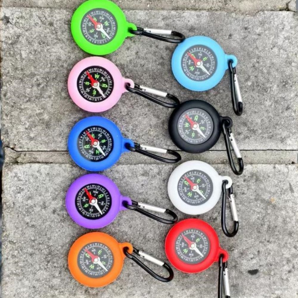 Compass Keychain Mini - Mini Outdoor Survival Kompas Karabijnhaak met