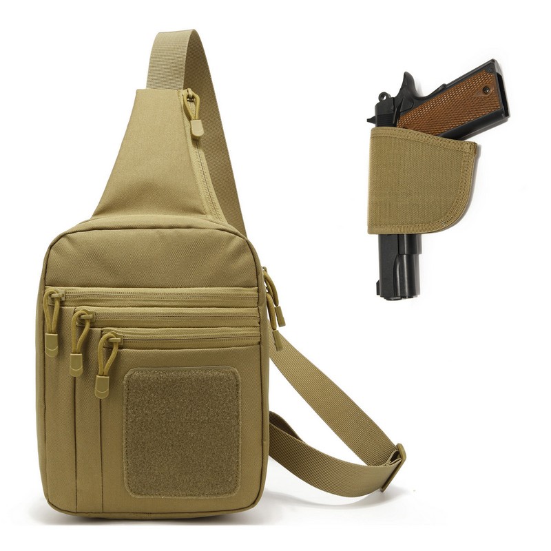 Edc Carry Backpack - Nieuwe Tactische Borsttas Pistool Holster Verborgen
