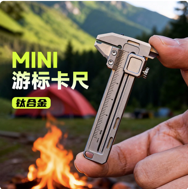 Mini titaniumlegering schuifma - Edc Car Carry recensie en prijs