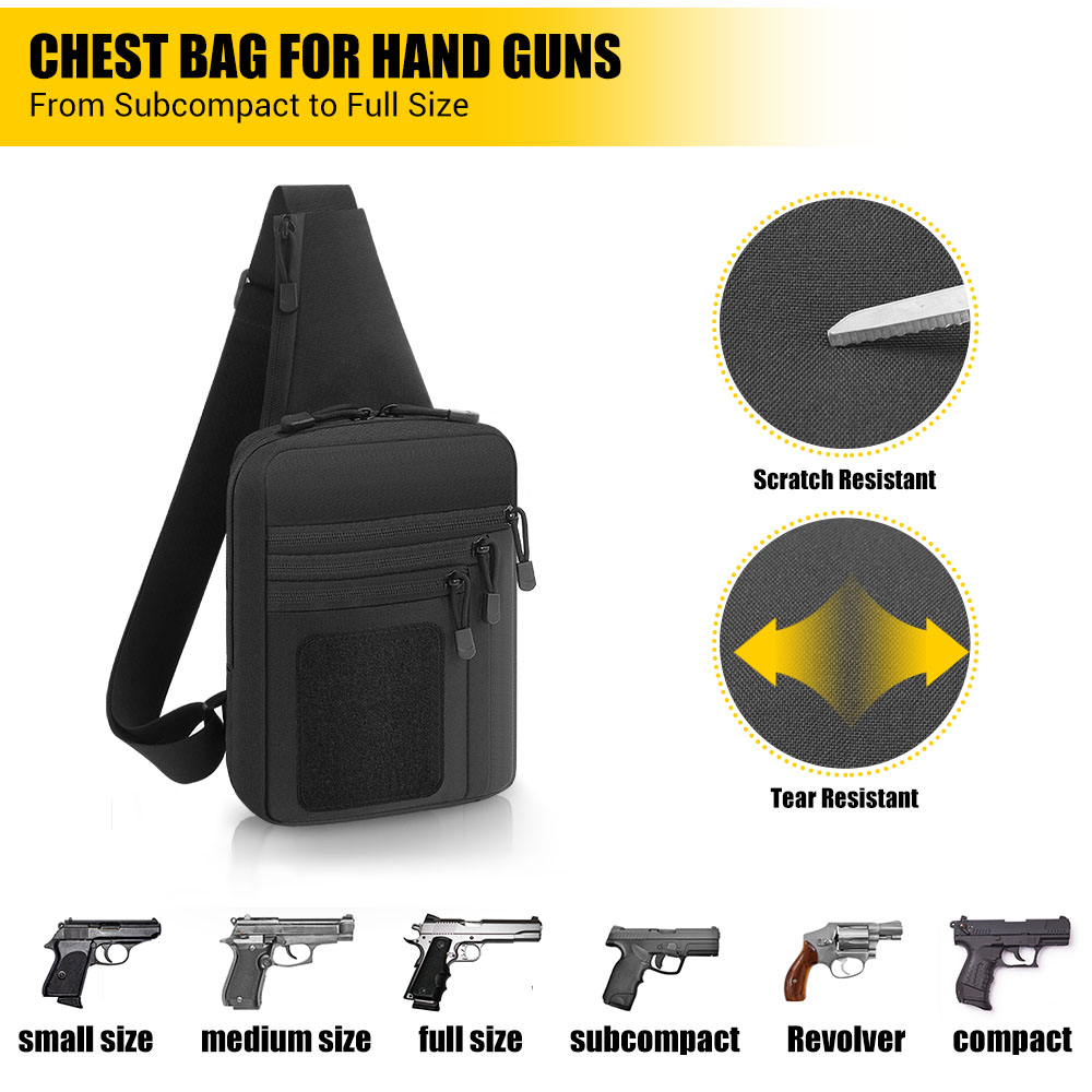 Tactische pistooltas Verborgen - Edc Carry Pistols recensie en prijs