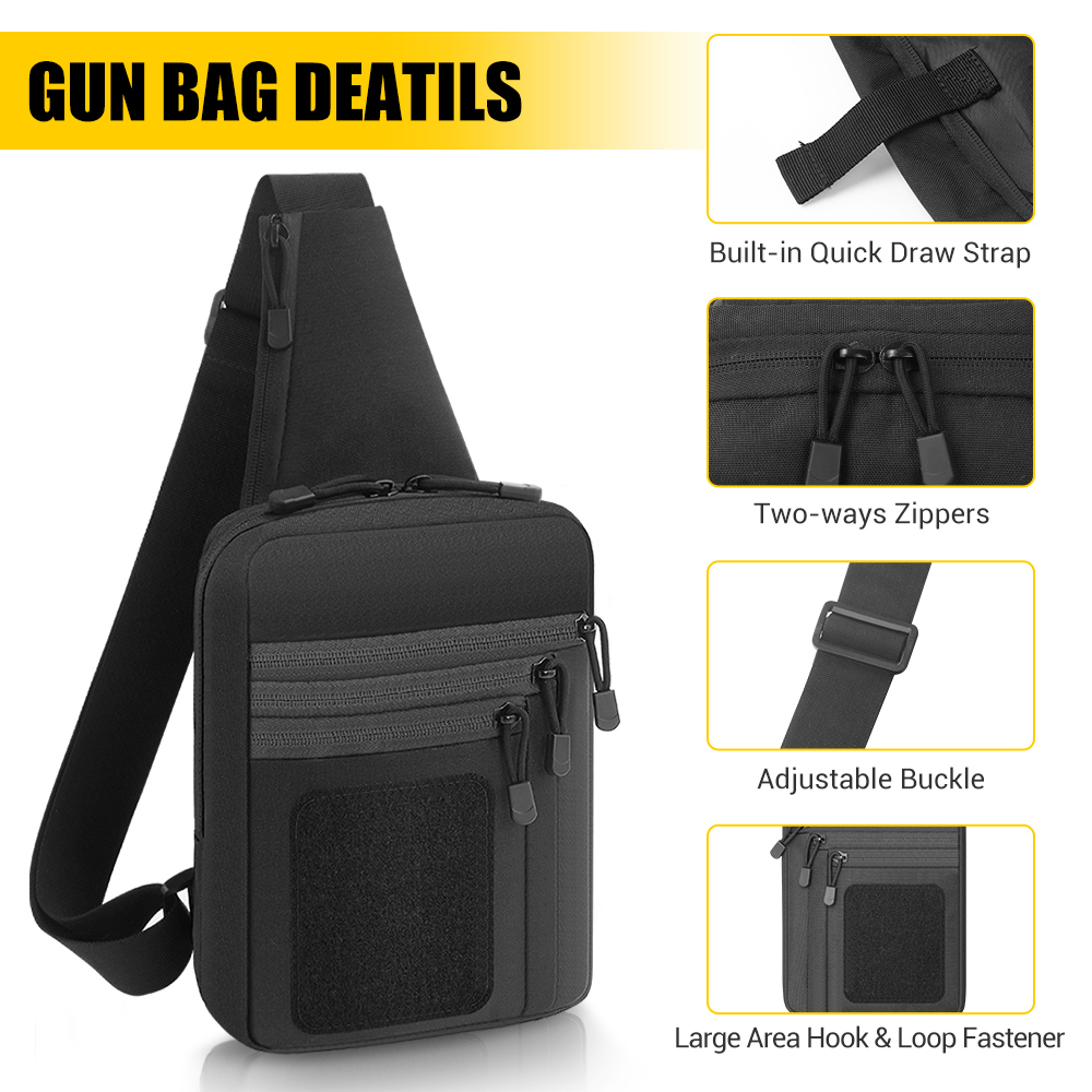 Tactische pistooltas Verborgen - Edc Carry Pistols recensie en prijs