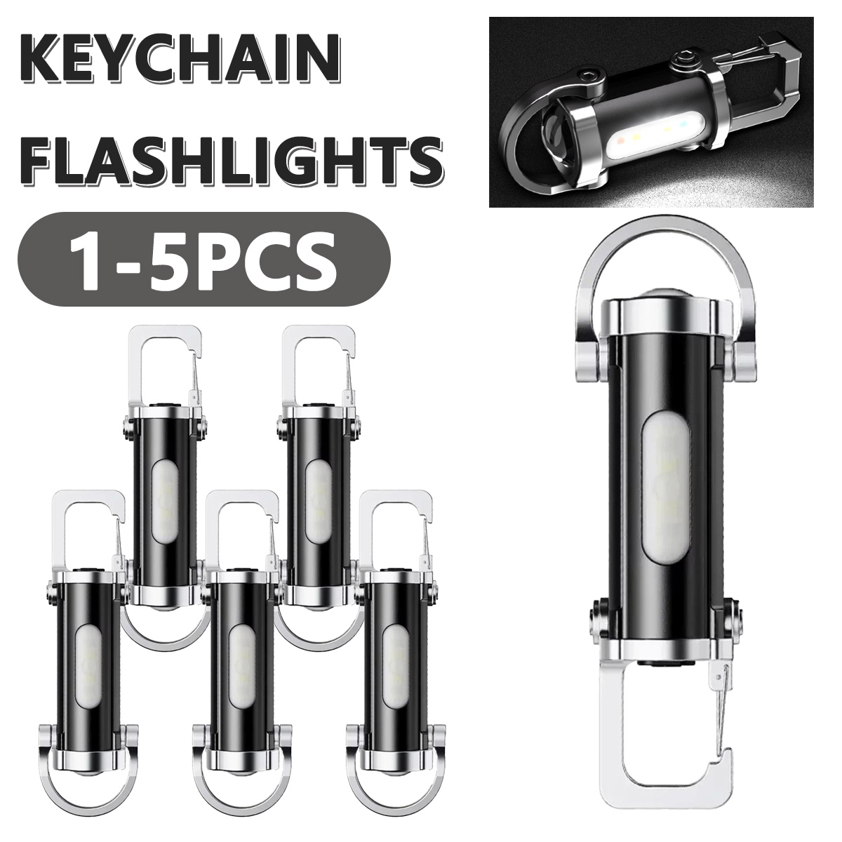 Krachtige EDC LED-zaklamp sleu - Keychain Flashlight recensie en prijs