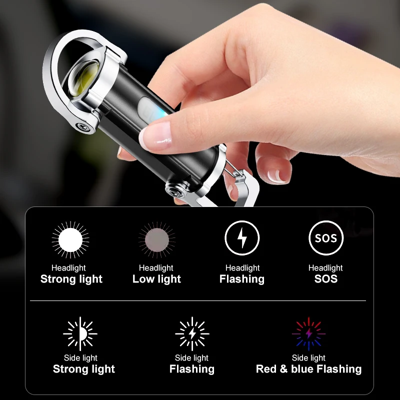Krachtige EDC LED-zaklamp sleu - Keychain Flashlight recensie en prijs