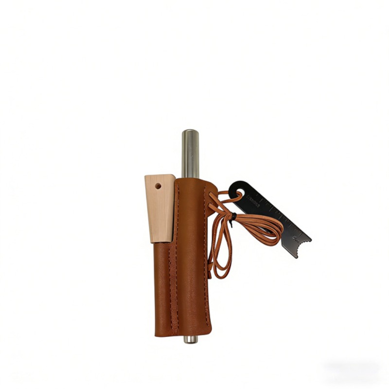 Leren hoesje outdoor survival  - Ferro Rod Striker recensie en prijs