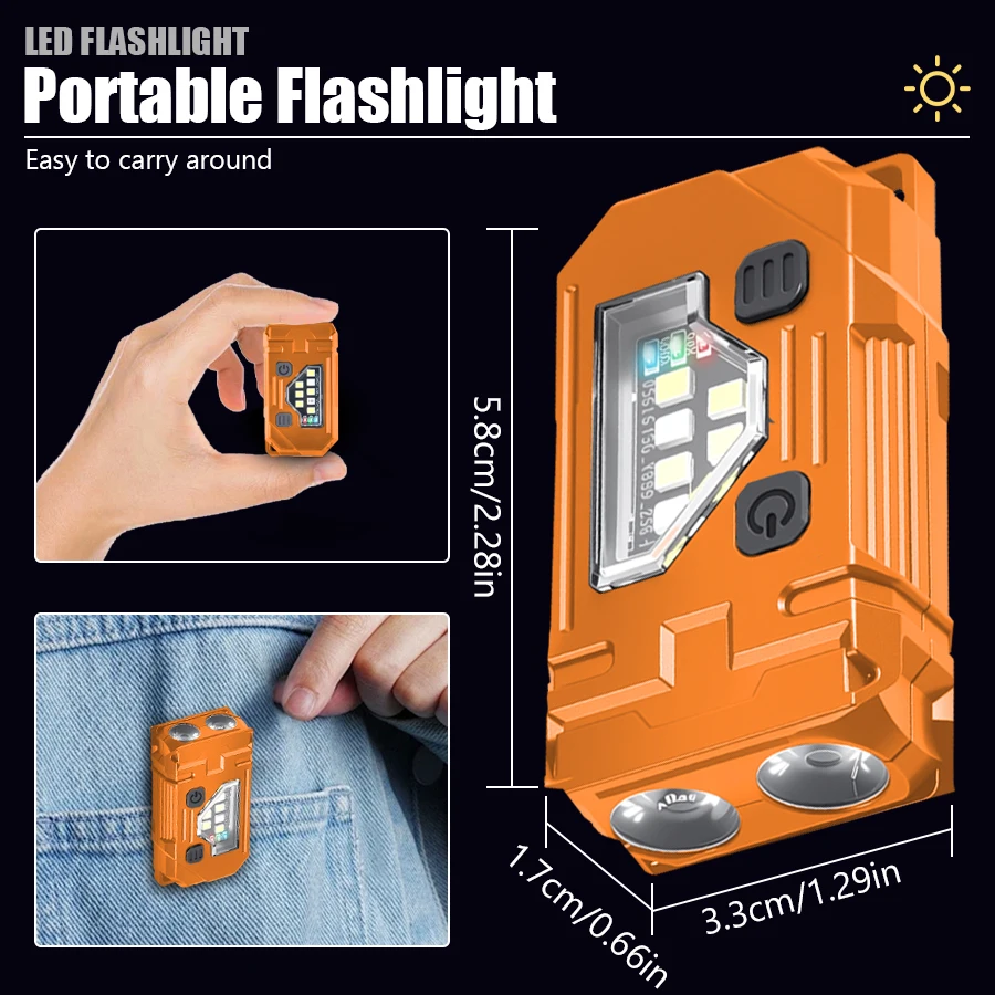 Mini sleutelhanger EDC zaklamp - Keychain Flashlight recensie en prijs