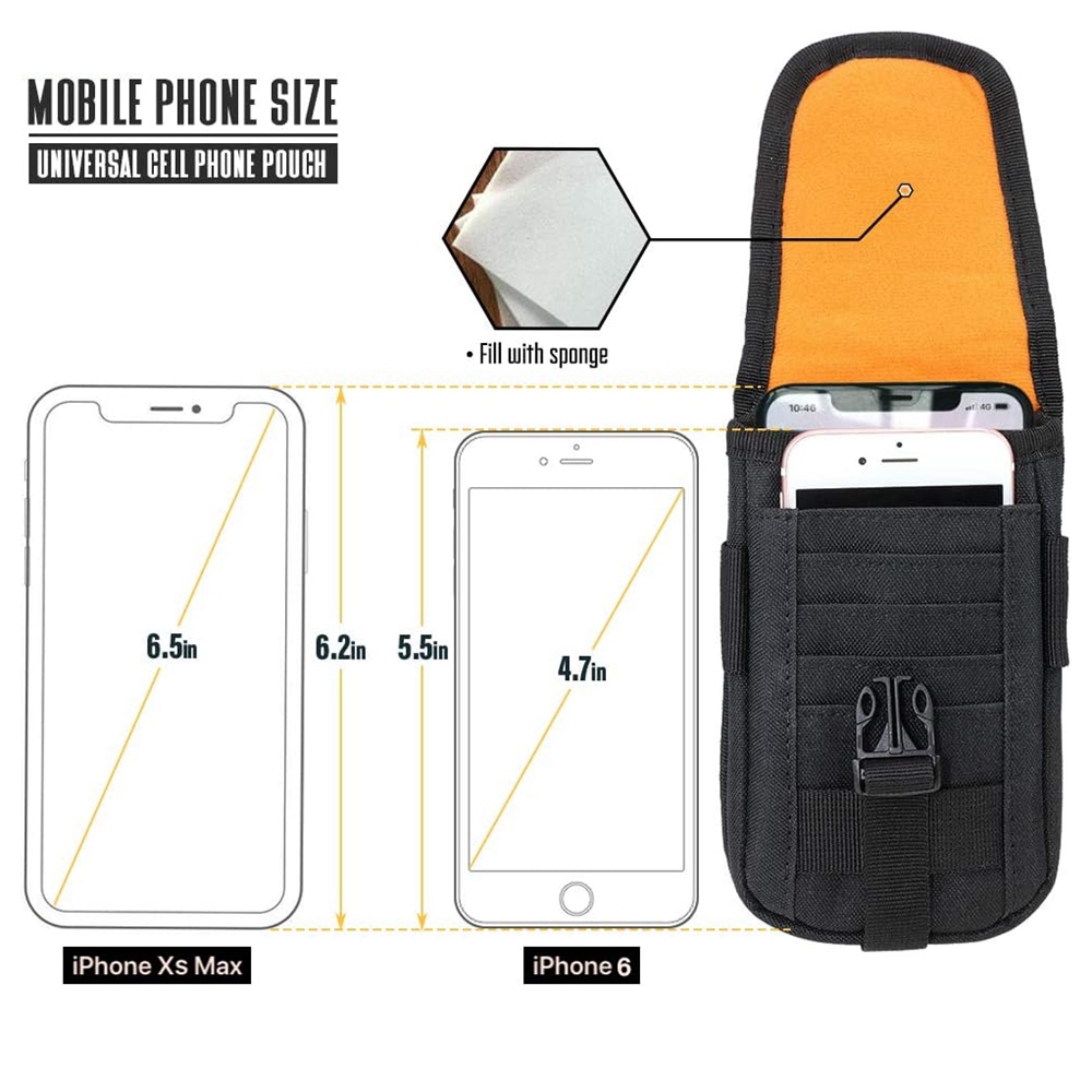 Tactische Telefoonhoes Molle,  - Edc Deep Carry recensie en prijs