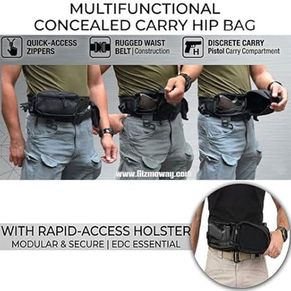 Tactische pistooltas, wapentas - Edc Carry Pistols recensie en prijs