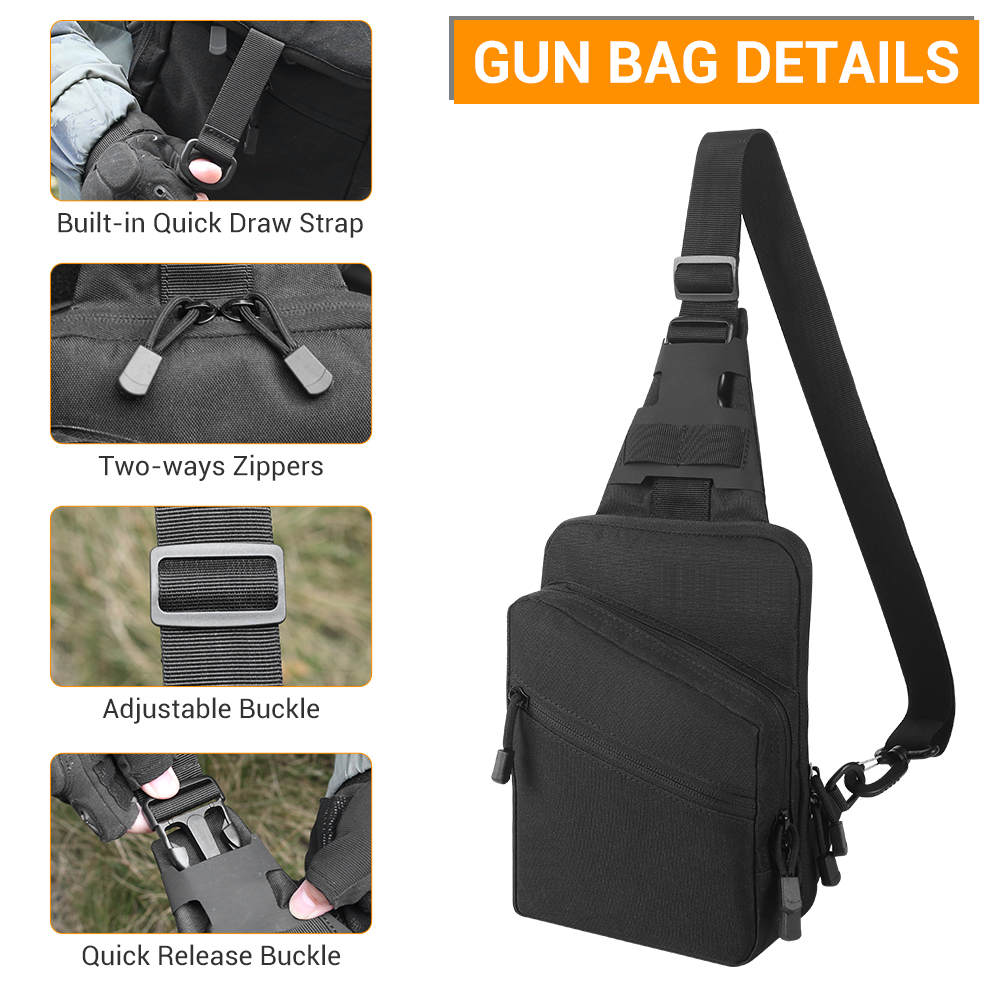 Sneltoegang pistooltas, verbor - Edc Carry Pistols recensie en prijs