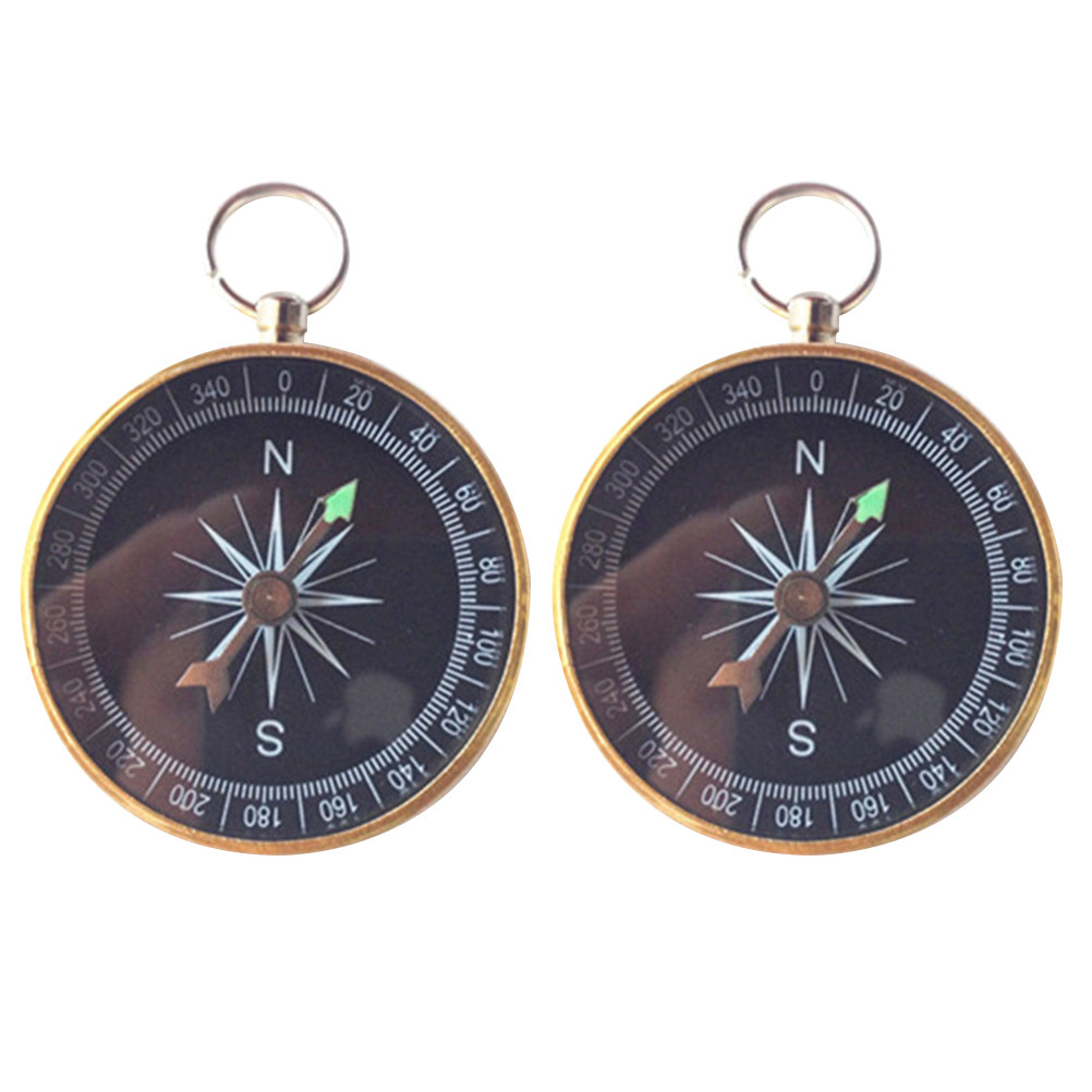 2 stuks premium metalen mini-k - Compass Keychain Mini recensie en prijs