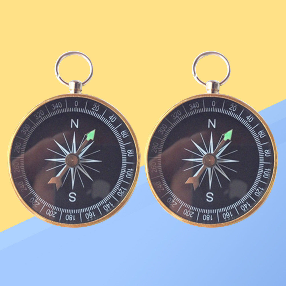 2 stuks premium metalen mini-k - Compass Keychain Mini recensie en prijs