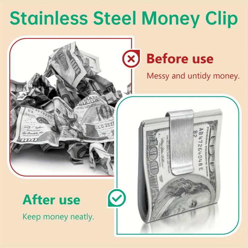 20 stuks roestvrijstalen zilve - Money Clip Magnetic recensie en prijs