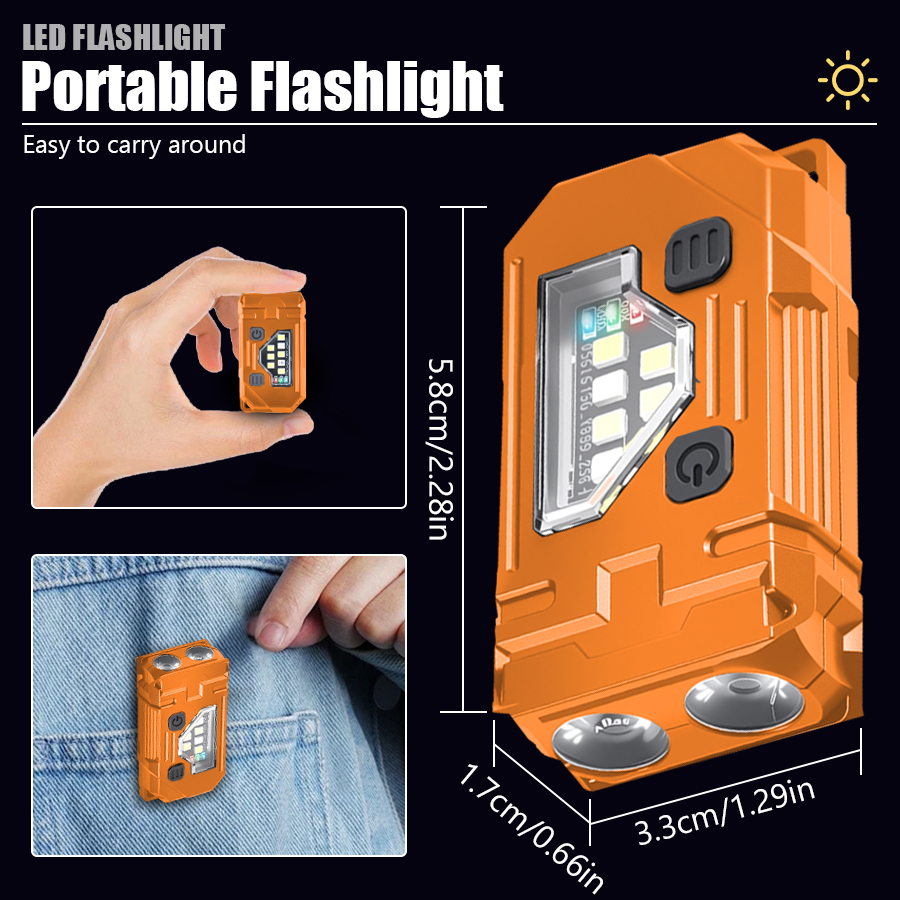 Mini-sleutelhanger EDC-zaklamp - Keychain Flashlight recensie en prijs