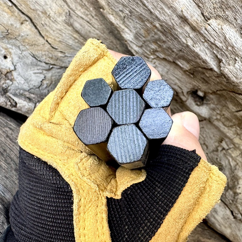 Handgeweven touw Hexagonale vu - Ferro Rod Striker recensie en prijs