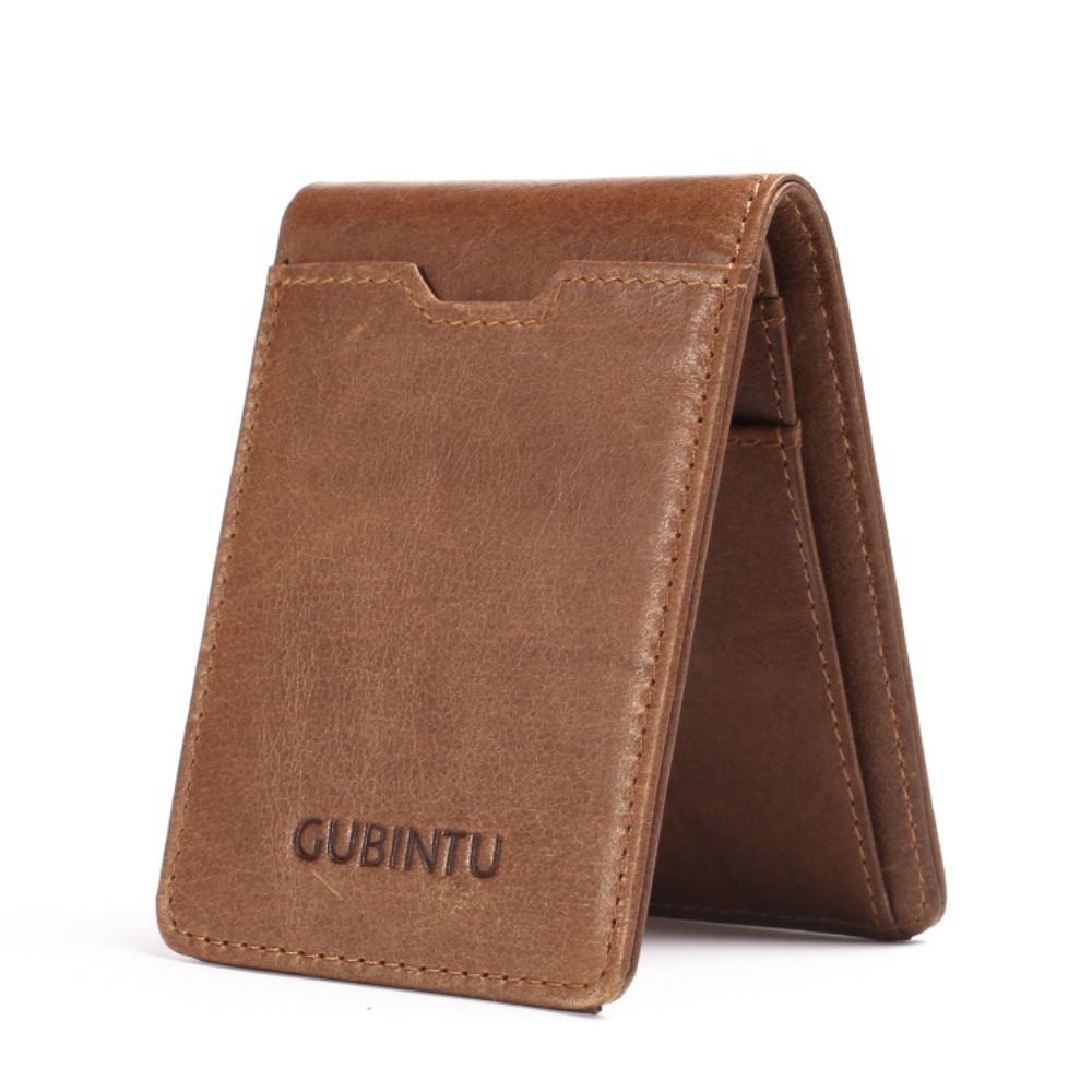 Echte lederen herenportemonnee - Money Clip Magnetic recensie en prijs