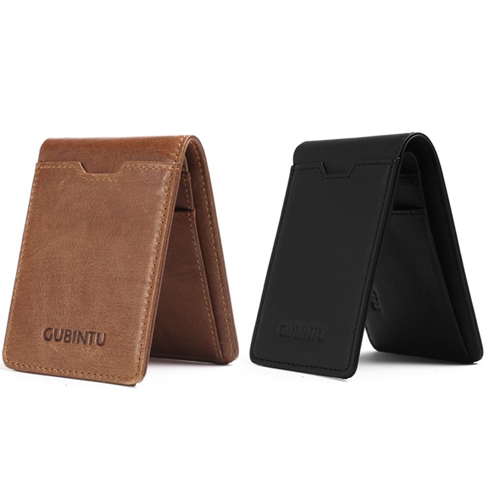 Echte lederen herenportemonnee - Money Clip Magnetic recensie en prijs