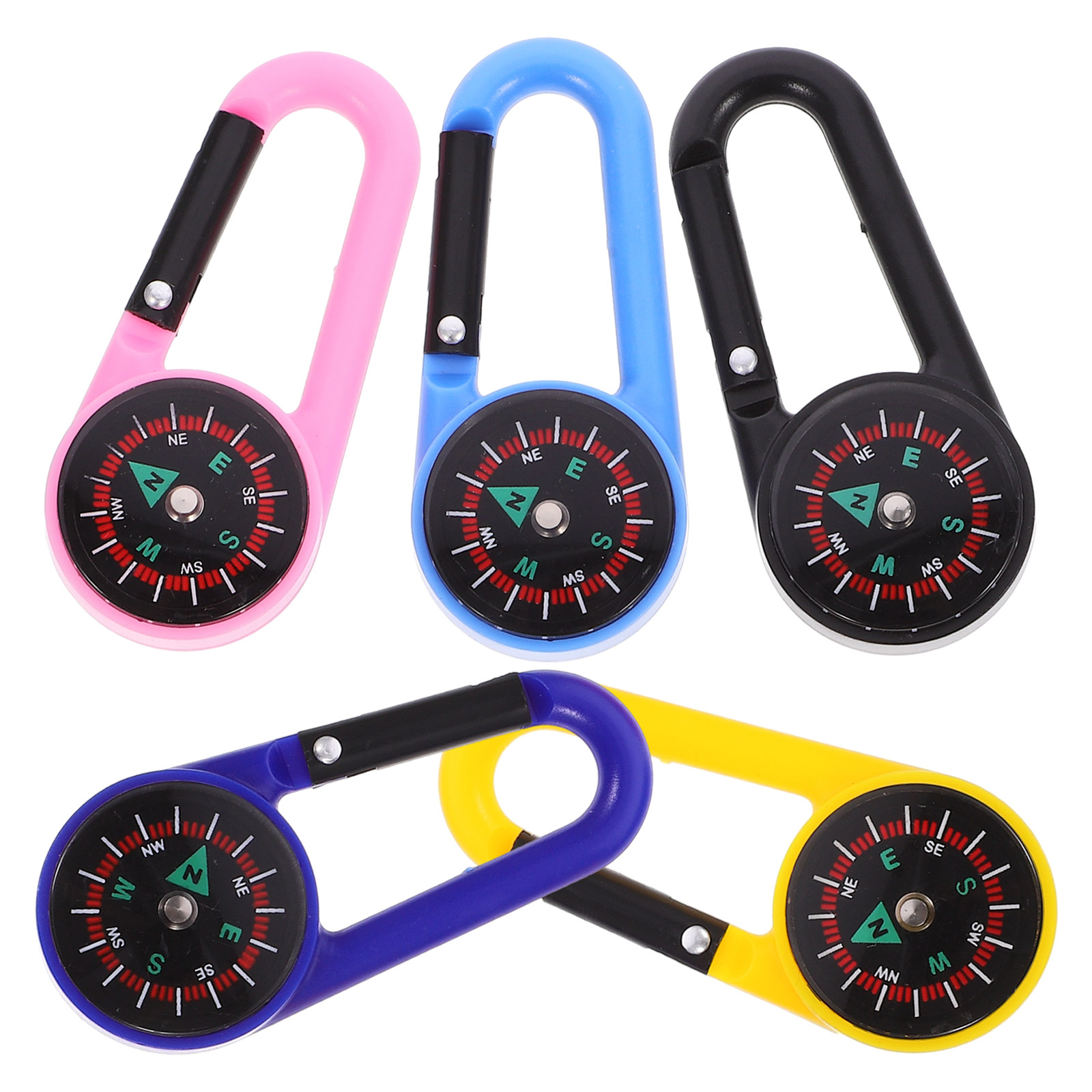 10 stuks kompas karabijnhaak,  - Compass Keychain Mini recensie en prijs