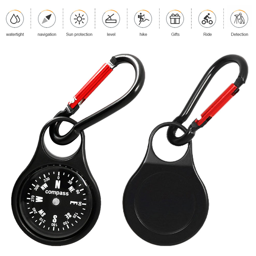 Mini-overlevingskompas met kar - Compass Keychain Mini recensie en prijs