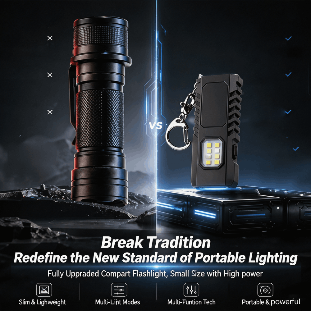 Mini EDC sleutelhanger zaklamp - Keychain Flashlight recensie en prijs